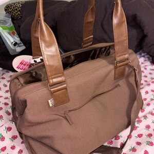 Brown BEIS Weekender Bag